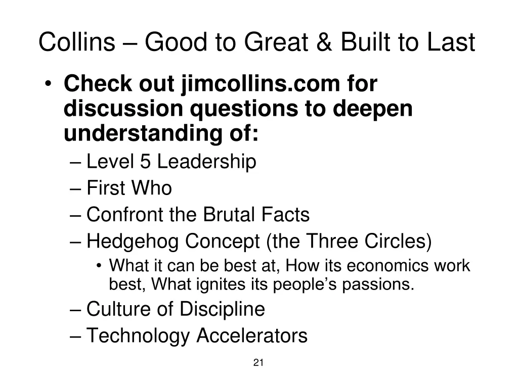 collins good to great built to last