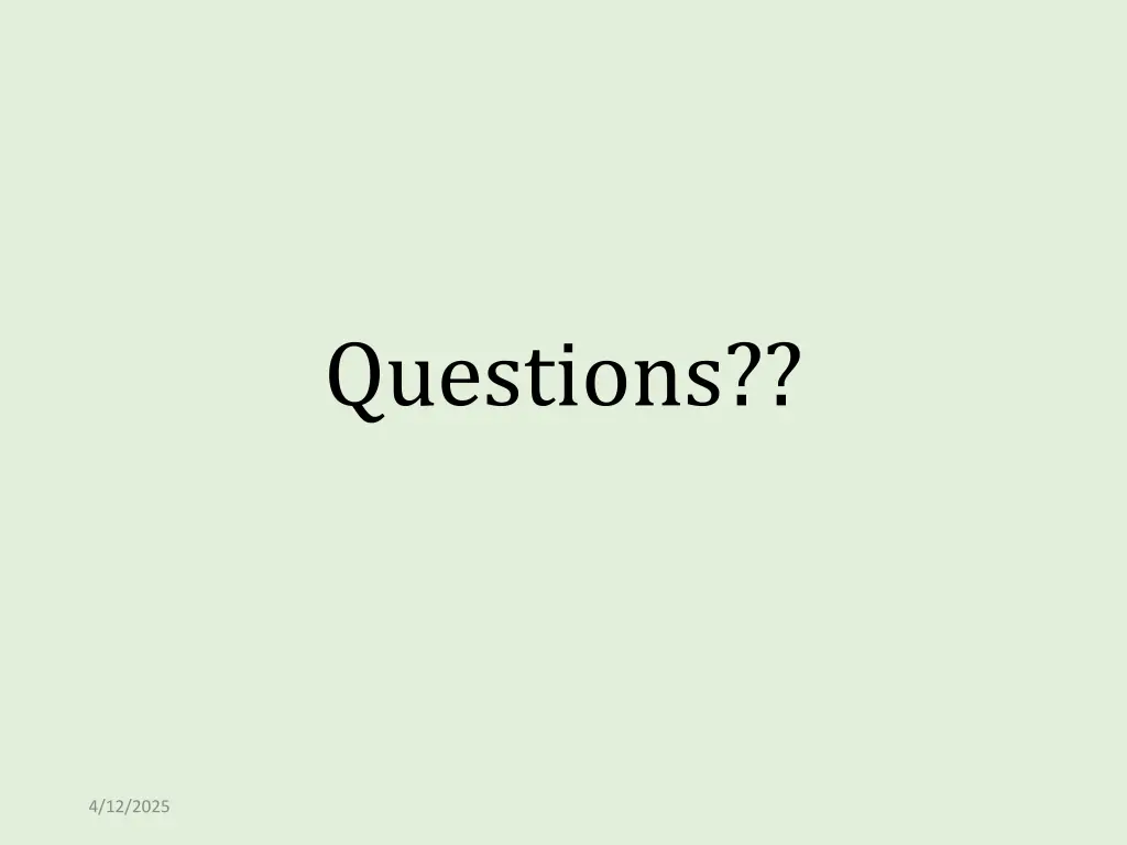 questions