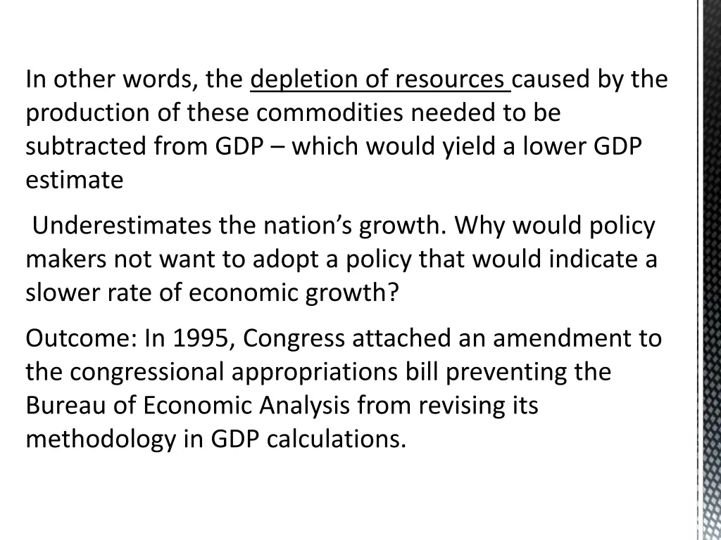 so why was this proposed adjustment abandoned