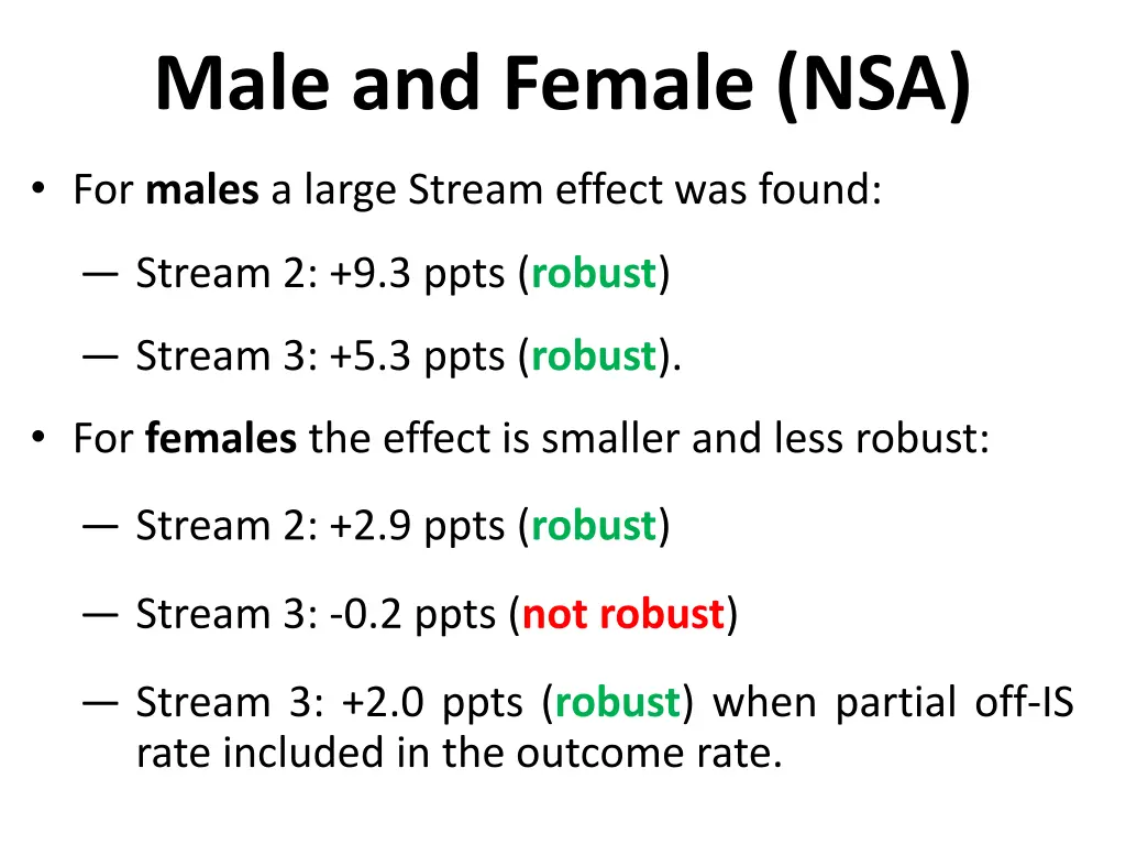 male and female nsa