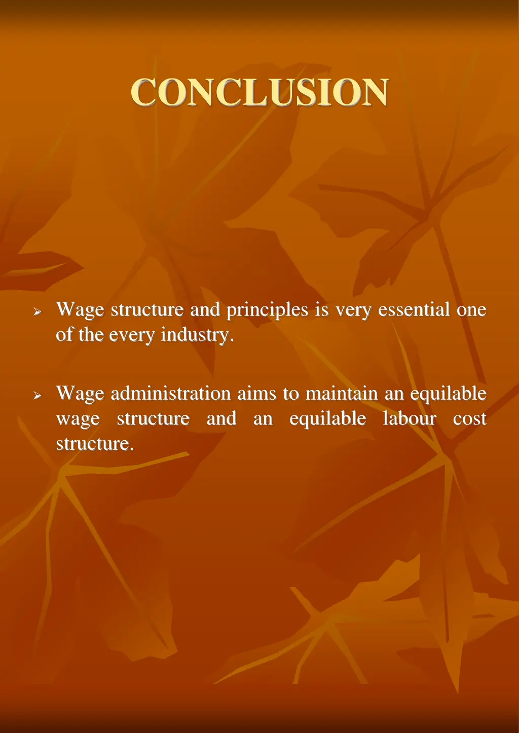 conclusion