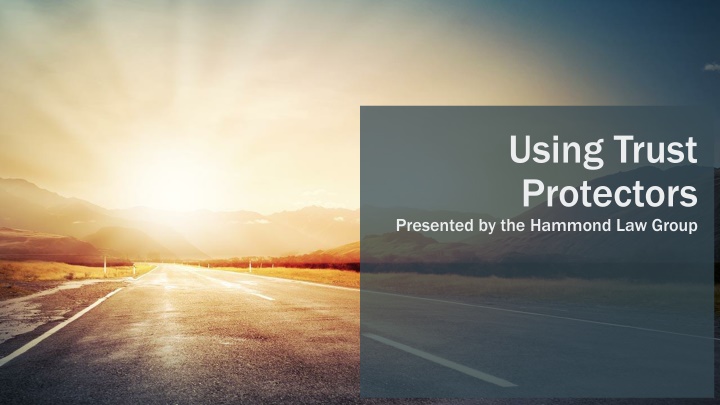 using trust protectors