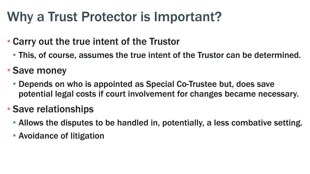 why a trust protector is important