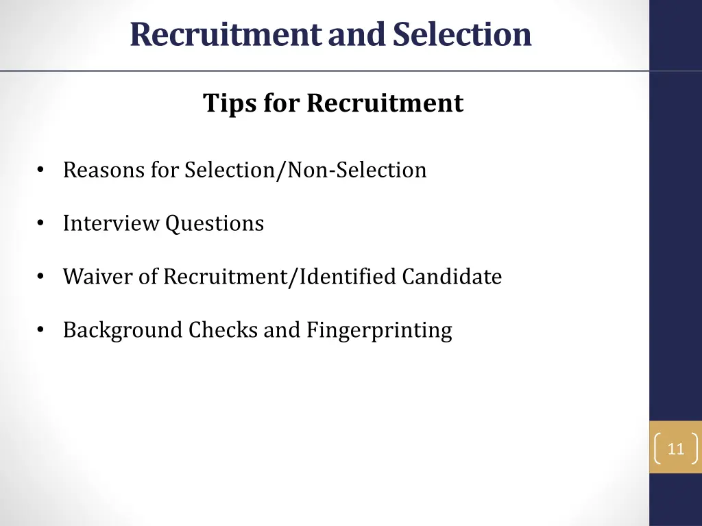 recruitment and selection 2