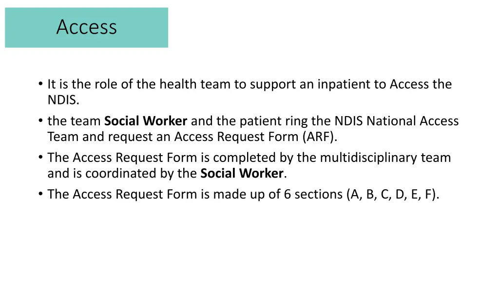 access