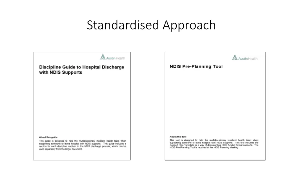 standardised approach