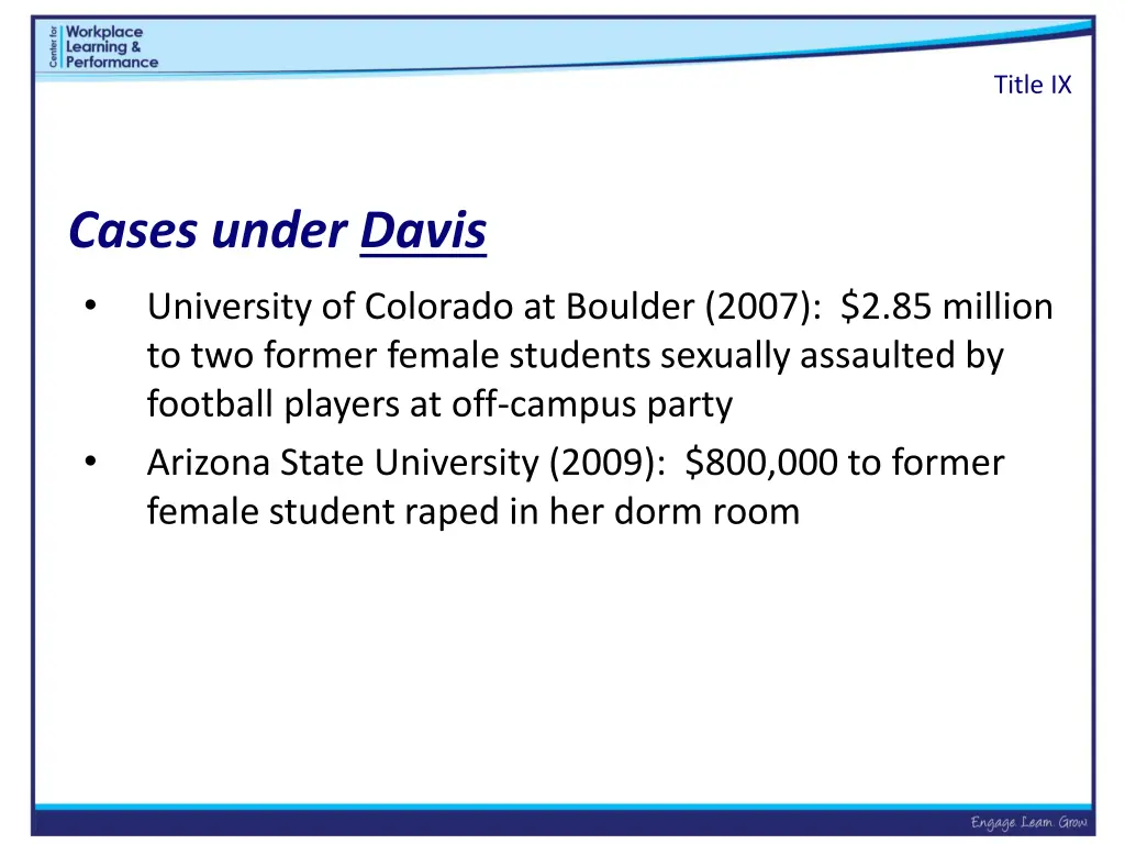 title ix 5