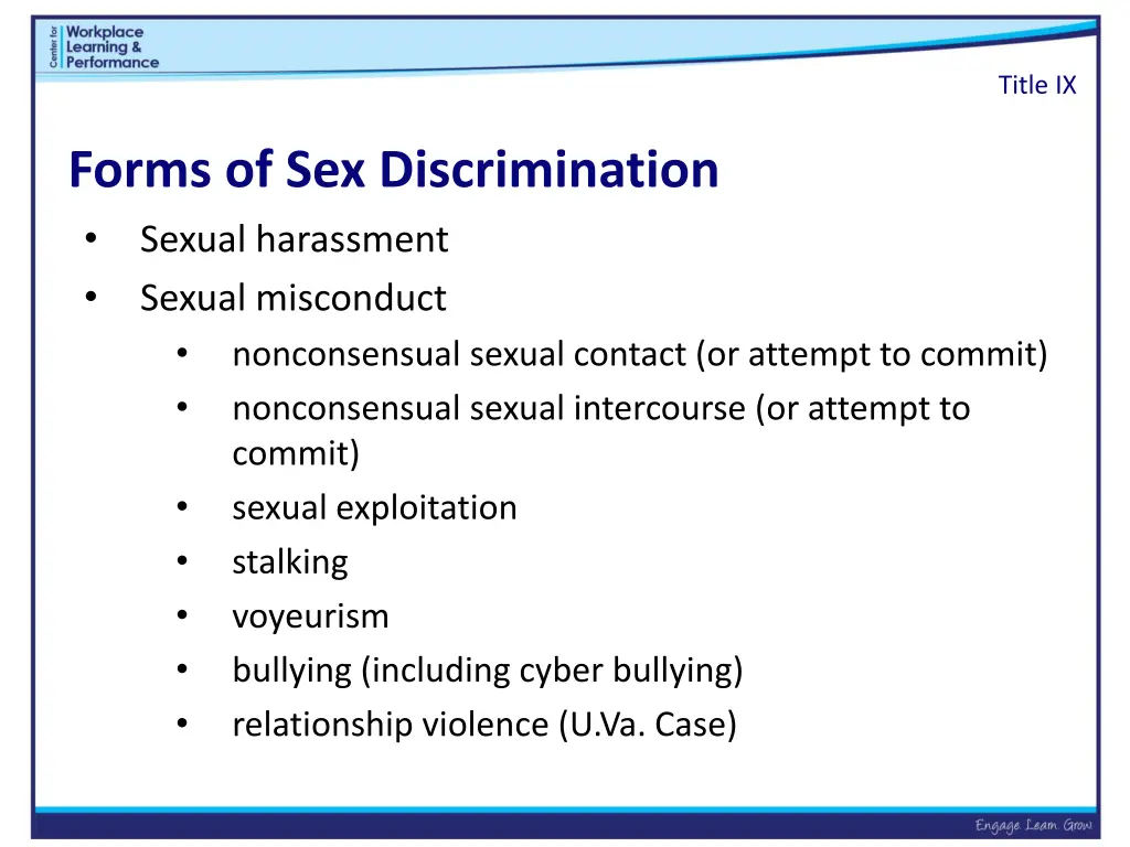 title ix 6