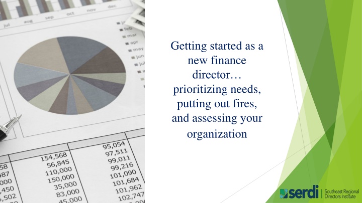 getting started as a new finance director