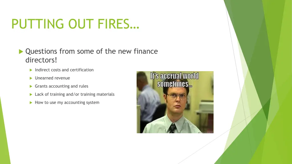 putting out fires 1