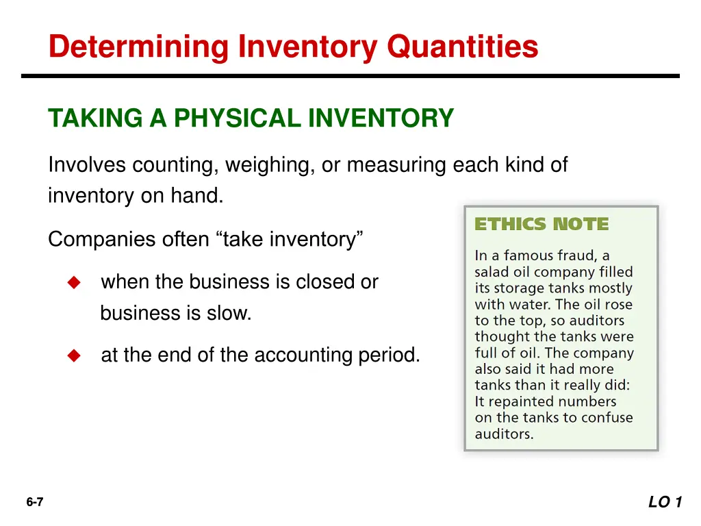 determining inventory quantities 1