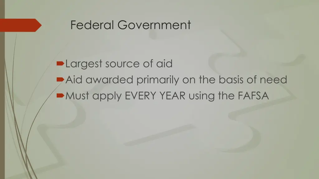 federal government