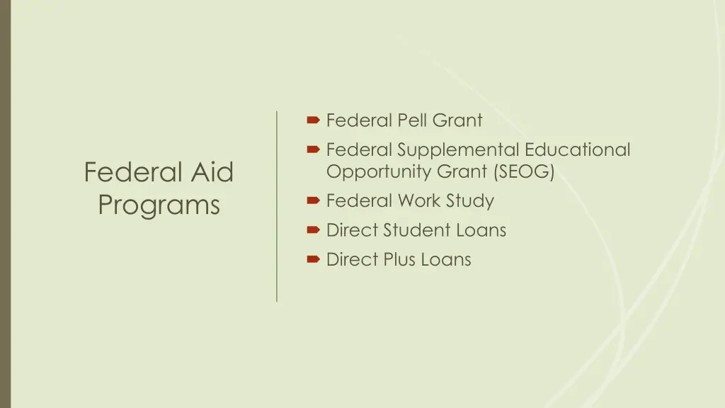 federal pell grant federal supplemental