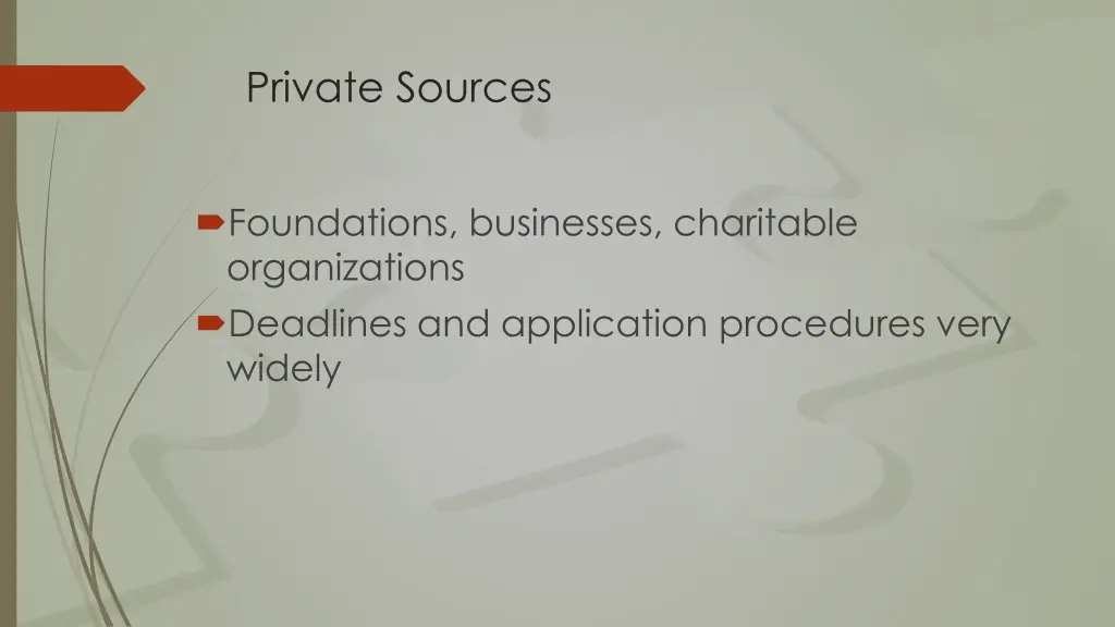 private sources