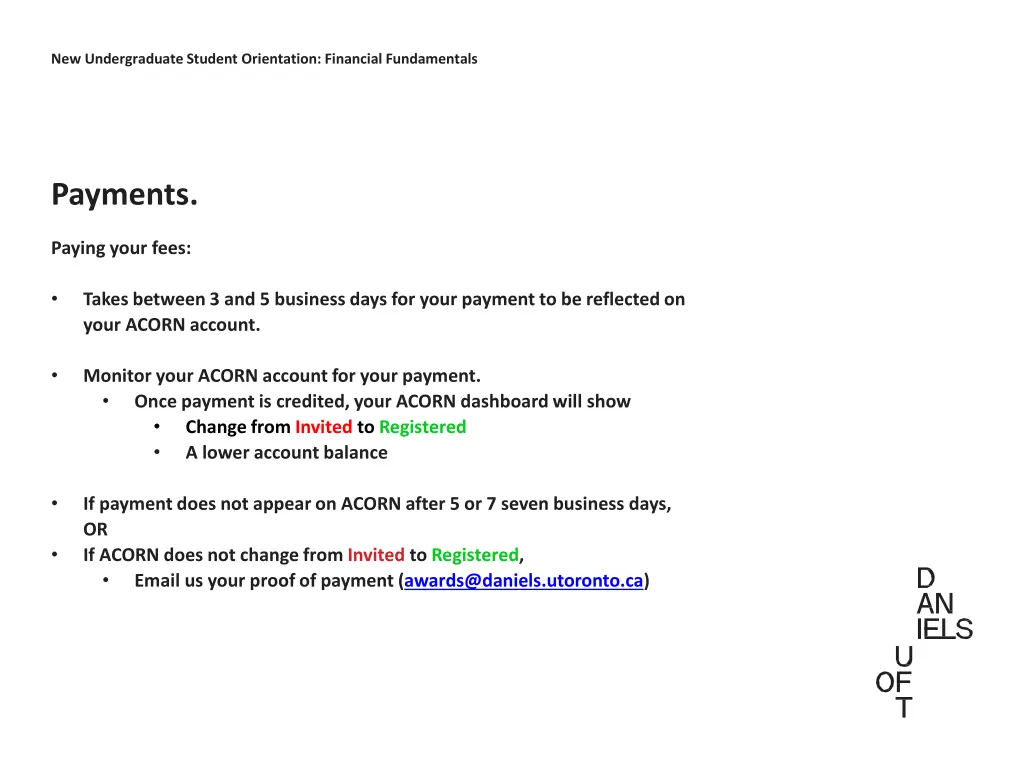 new undergraduate student orientation financial 6