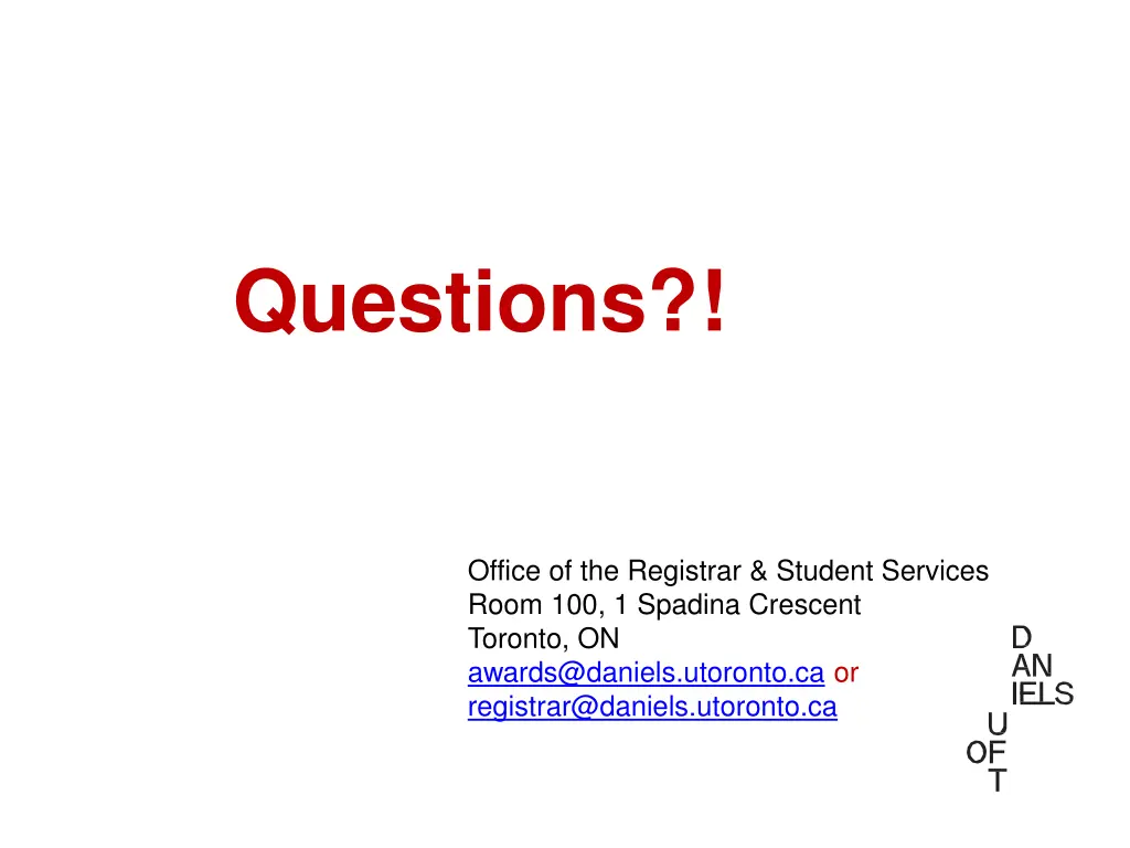 questions