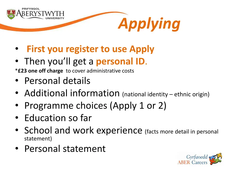 applying