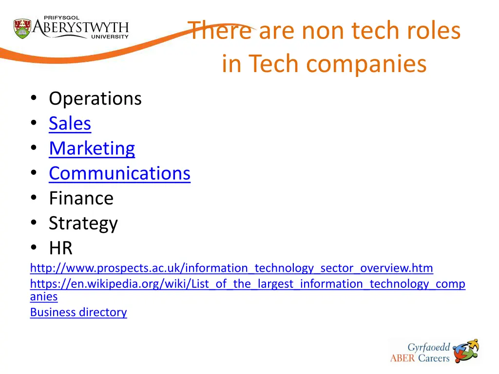 there are non tech roles in tech companies
