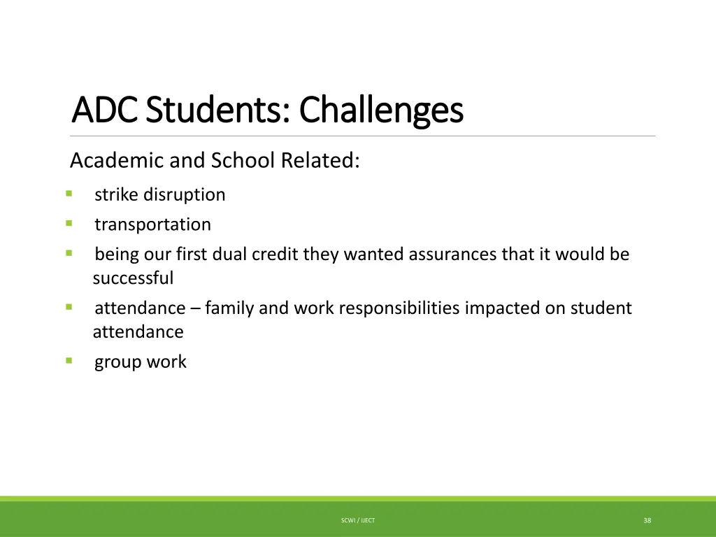 adc students challenges adc students challenges 1