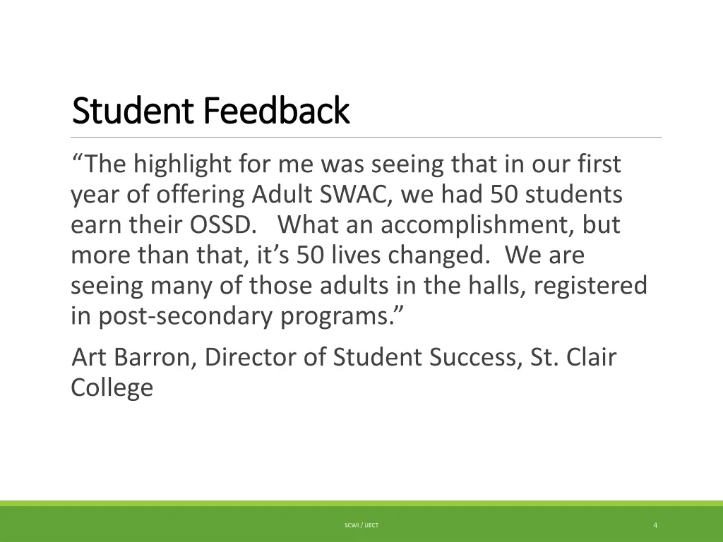 student feedback student feedback 2