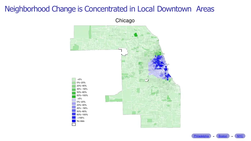 neighborhood change is concentrated in local