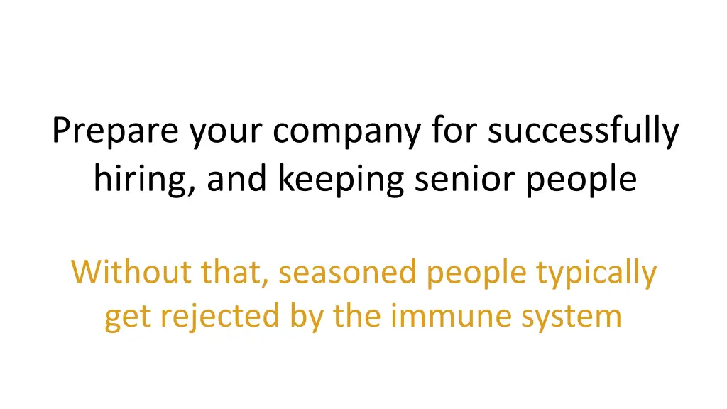 prepare your company for successfully hiring