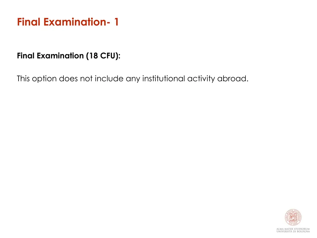 final examination 1