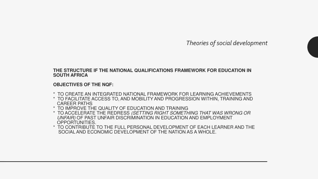 theories of social development 4
