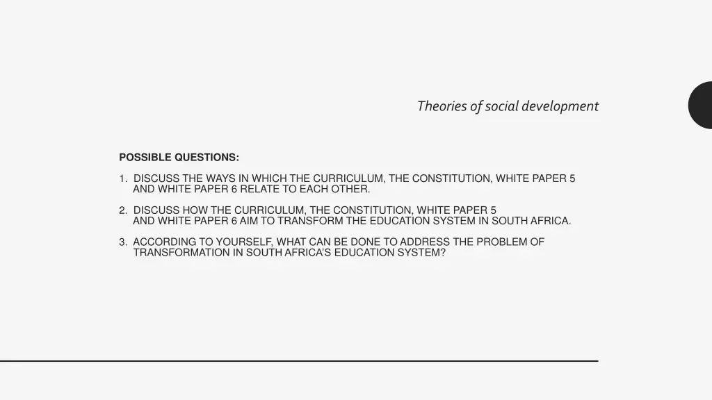 theories of social development 5