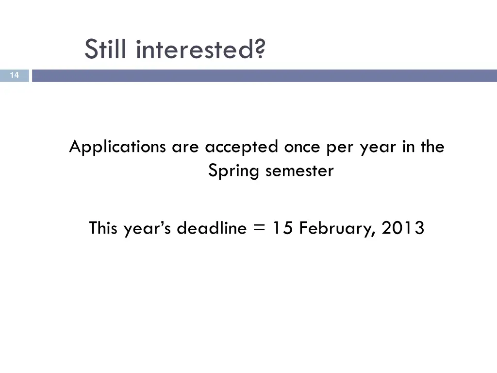 still interested 1