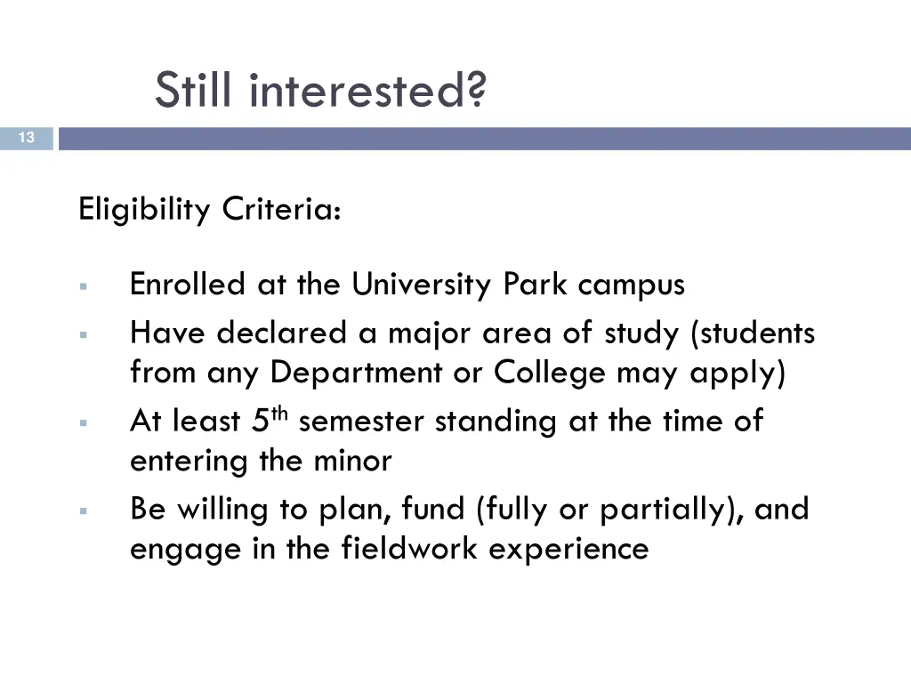 still interested