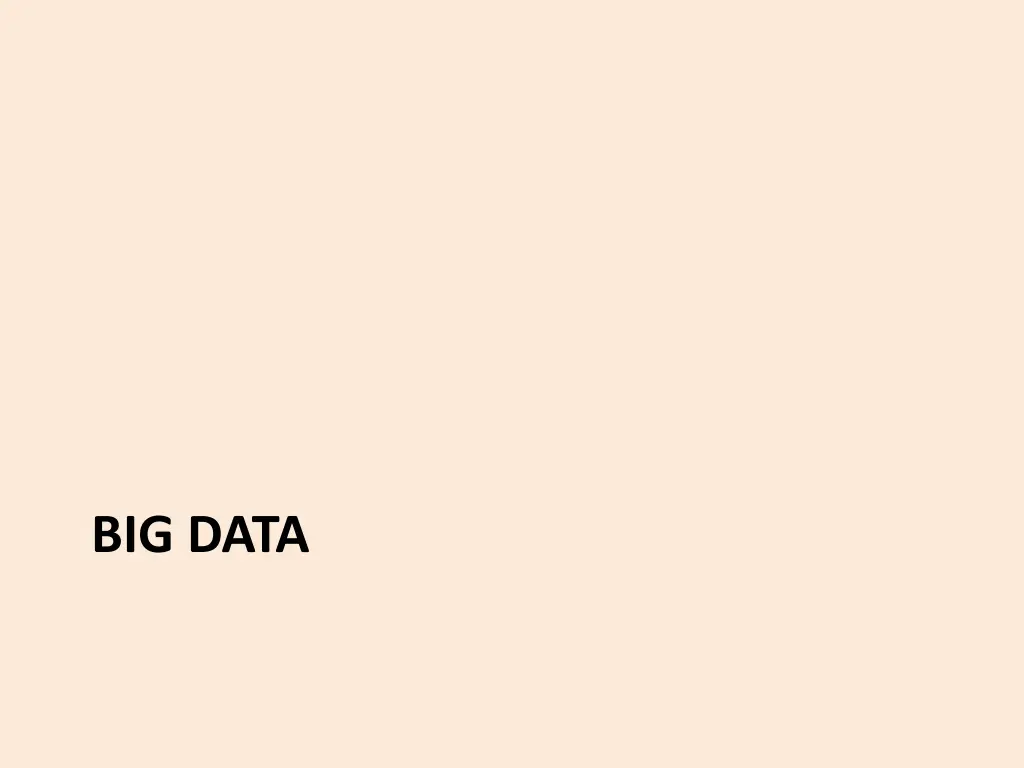 big data