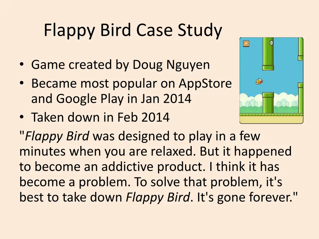 flappy bird case study