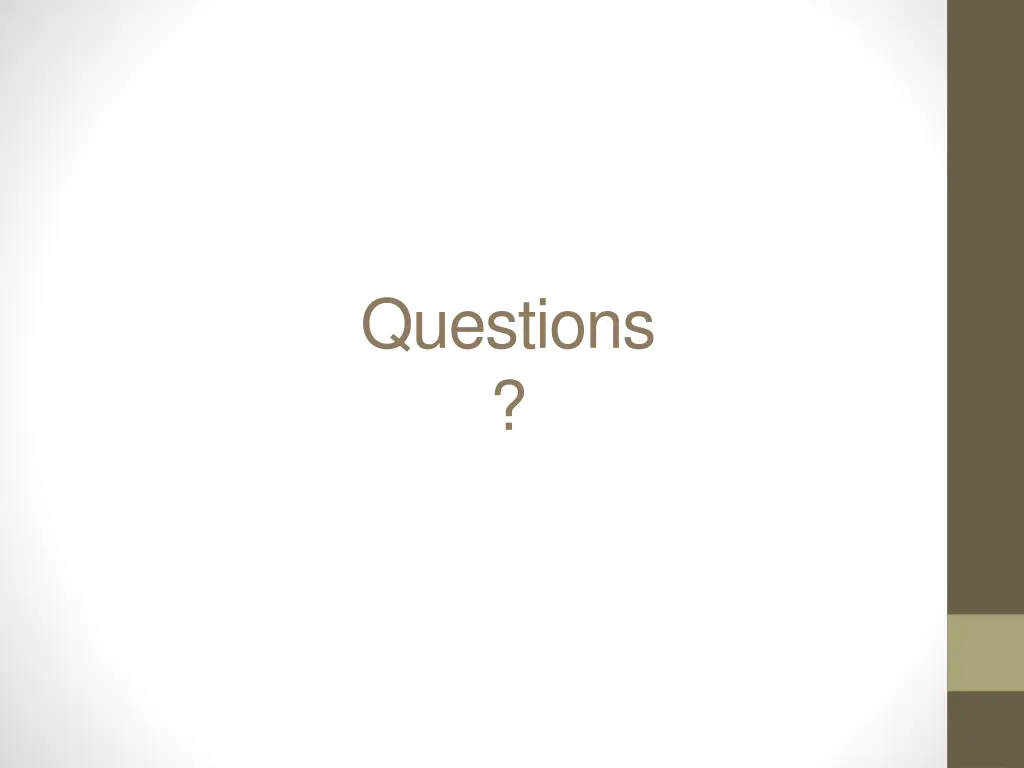 questions