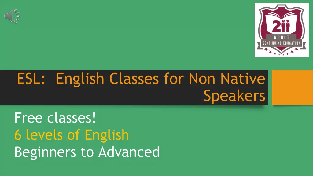 esl english classes for non native