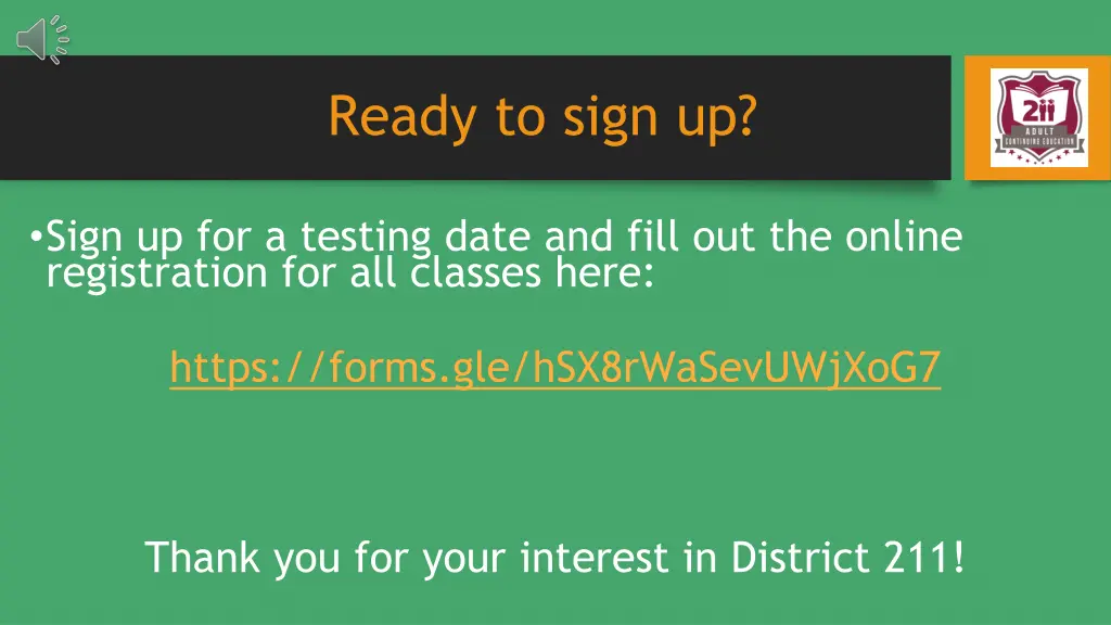 ready to sign up