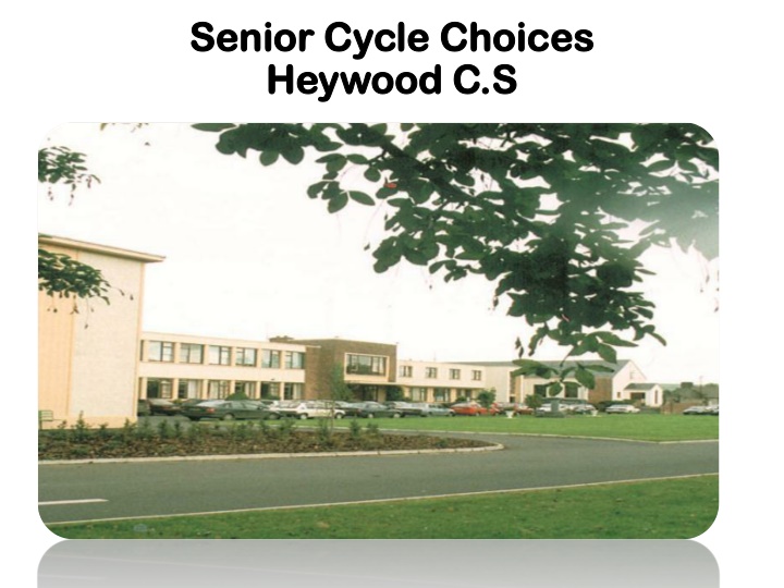 senior cycle senior cycle choices heywood