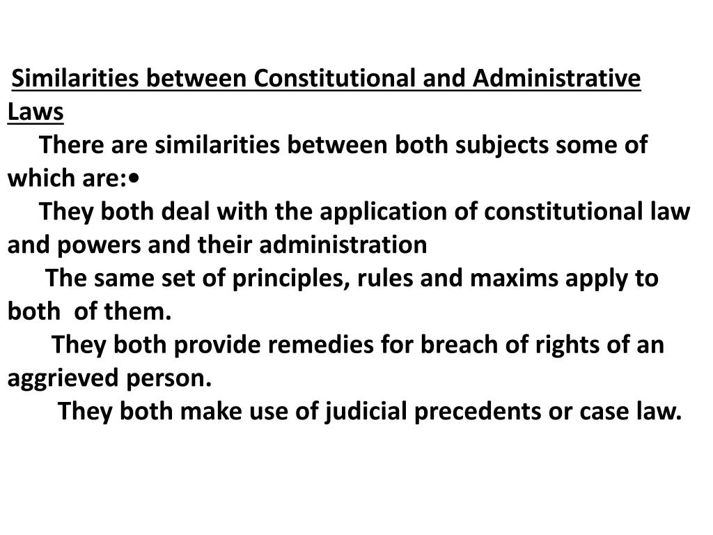 similarities between constitutional