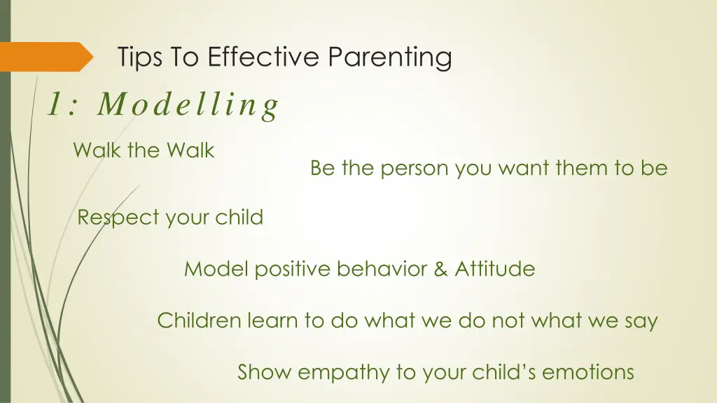 tips to effective parenting