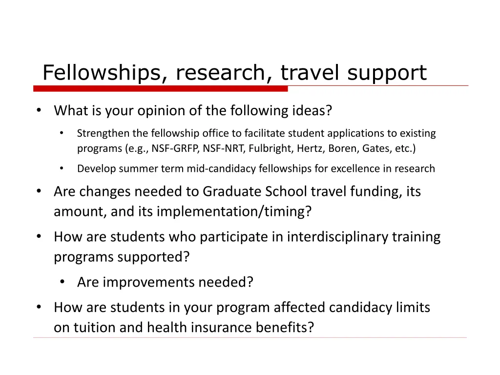fellowships research travel support