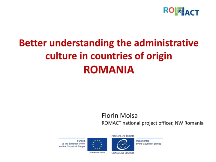 better understanding the administrative culture