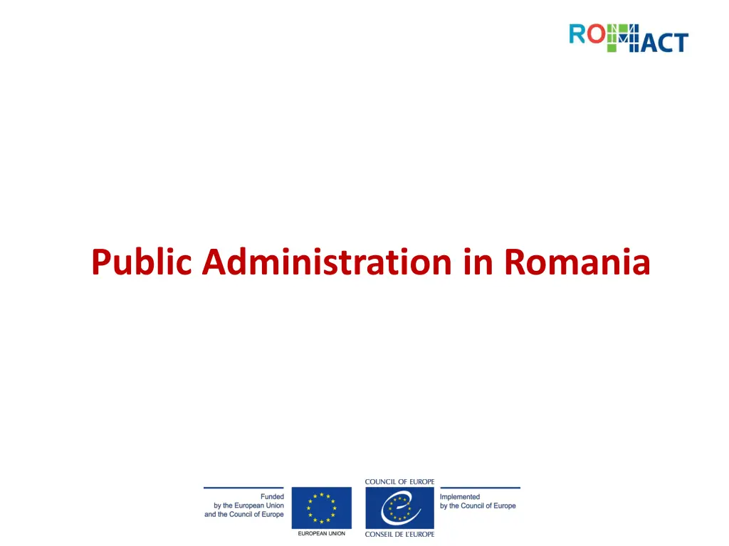 public administration in romania