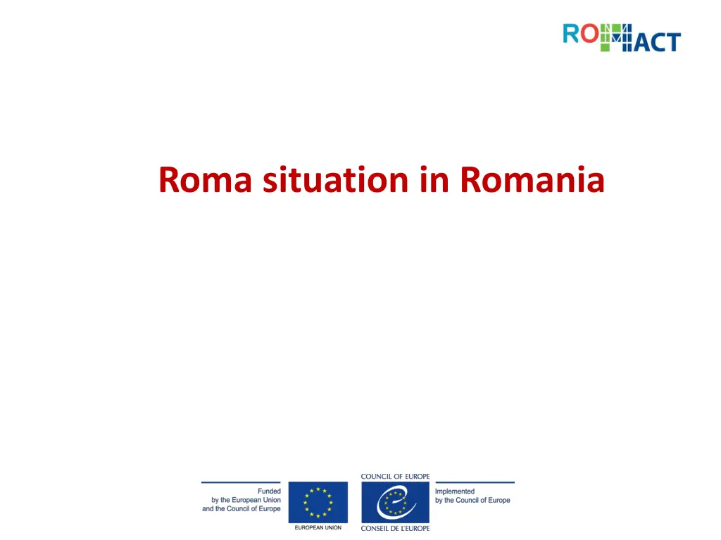 roma situation in romania
