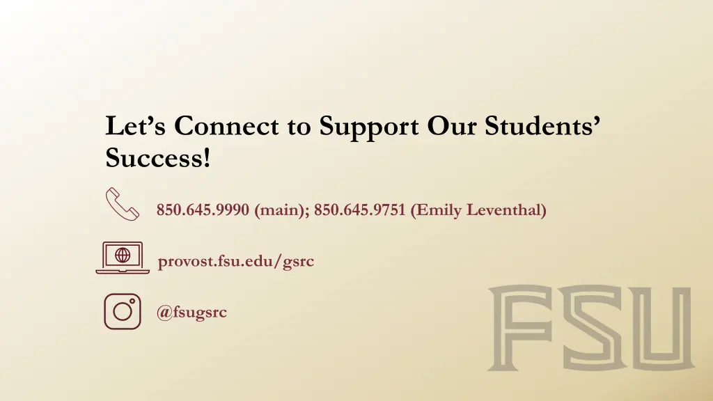 let s connect to support our students success