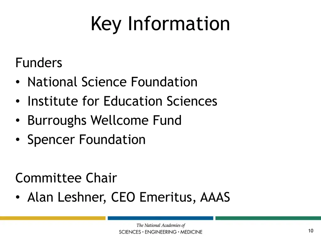 key information