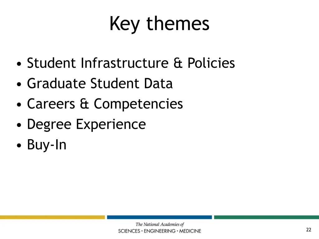 key themes