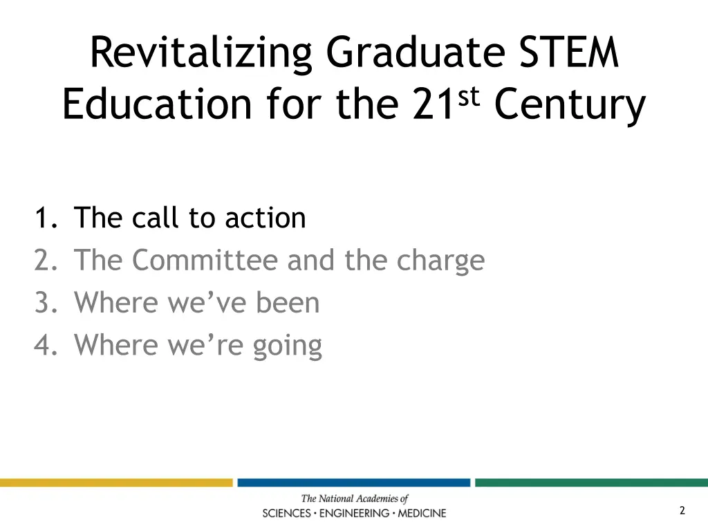 revitalizing graduate stem education