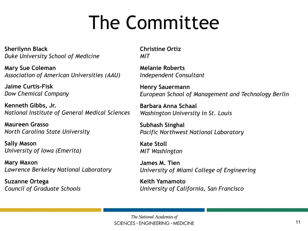 the committee
