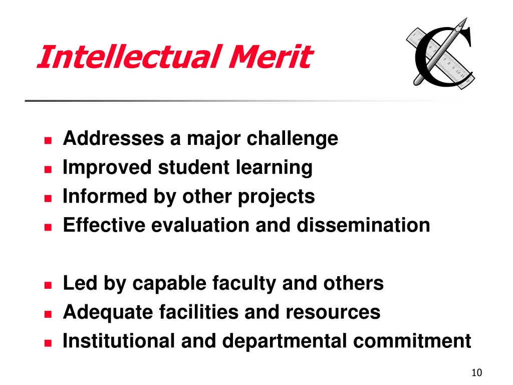 intellectual merit
