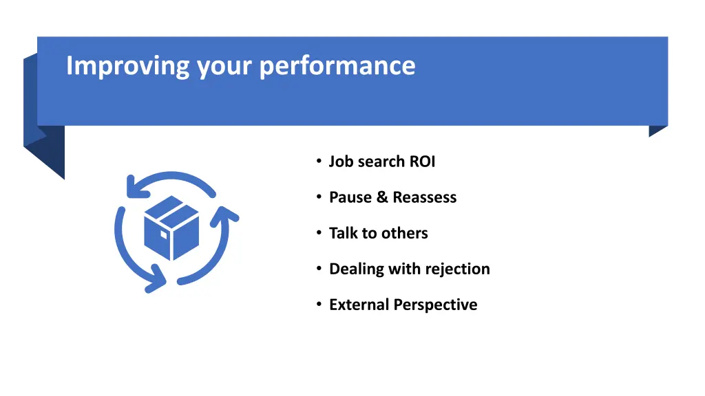 improving your performance